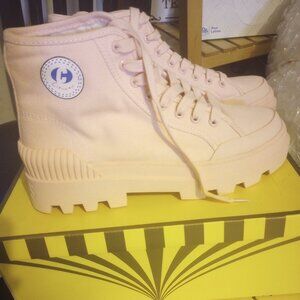 Sam Edelman circus Ivey high top sneakers pink size 9 New boxed!